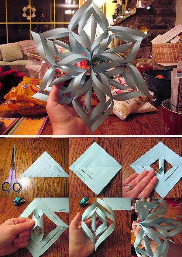 Cómo hacer una estrella de Navidad con papel